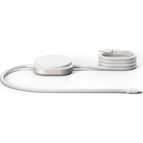 ZENS USB C-C Pro 2 MagSafe/Qi2 2v1 nabíjačka s USB-C káblom (140W) biela - Nabíjačky - Hlavný obrázok