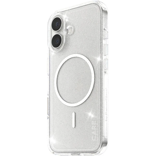 PanzerGlass® CARE Star Lit kryt s MagSafe Apple iPhone 17 trblietavý/biely - Puzdra - Hlavný obrázok