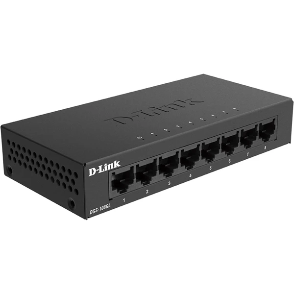 Prepínač D-Link DGS-108GL - Switche - Obrázok MRCZ000501