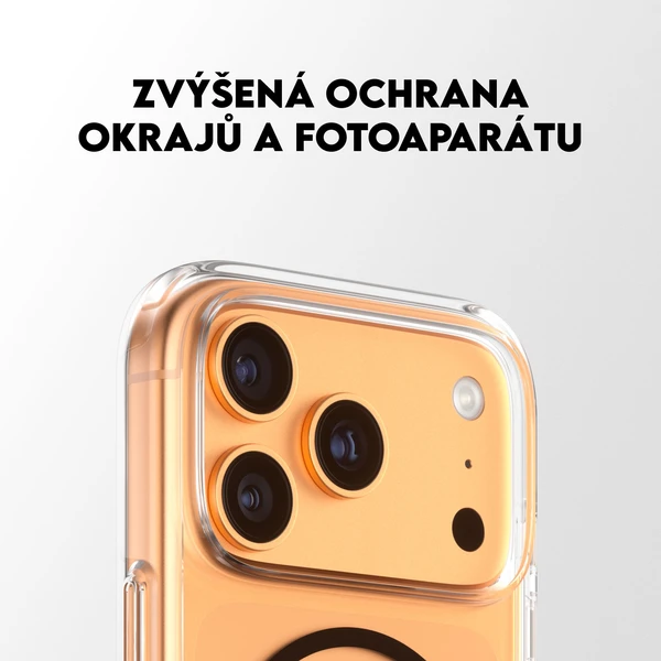 PanzerGlass® CARE Urban kryt s MagSafe Apple iPhone 17 Pro číry/čierny - Puzdra - Obrázok MREH000K01