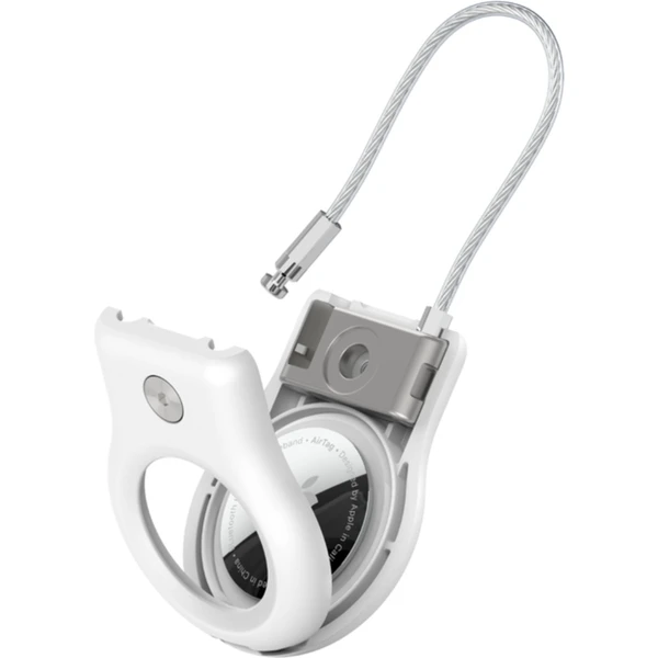 Belkin Secure puzdro na AirTag s drôteným káblom bielej - Puzdra - Obrázok MRY4000701
