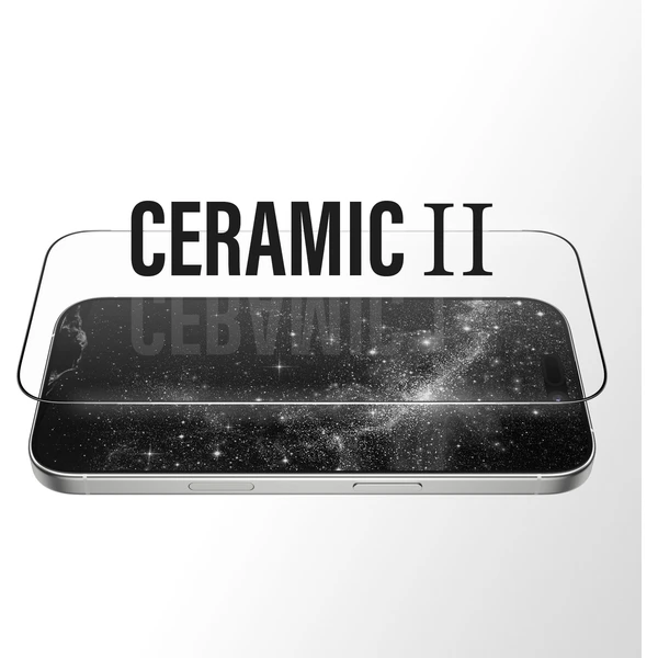 PanzerGlass® Ceramic II sklo Apple iPhone 17/16 Pro s inštalačným rámčekom - Ochranné fólie a sklo - Obrázok MTEH000K01