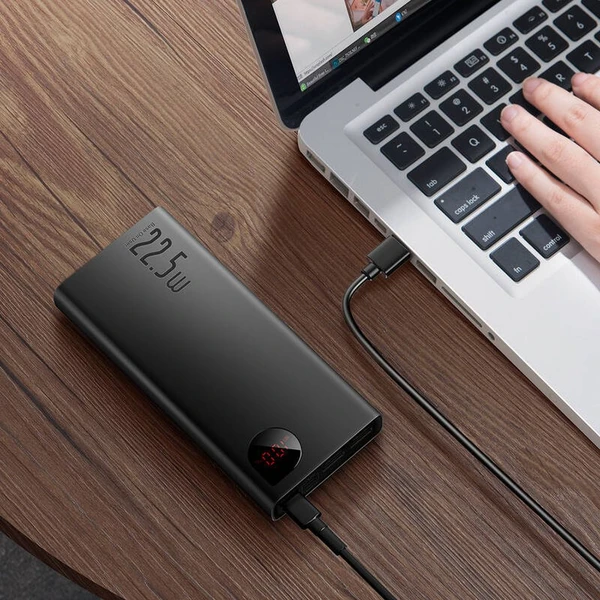 Baseus Adaman Metal 20000mAh, 22,5 W čierna - Powerbanky - Obrázok MTHL000K01