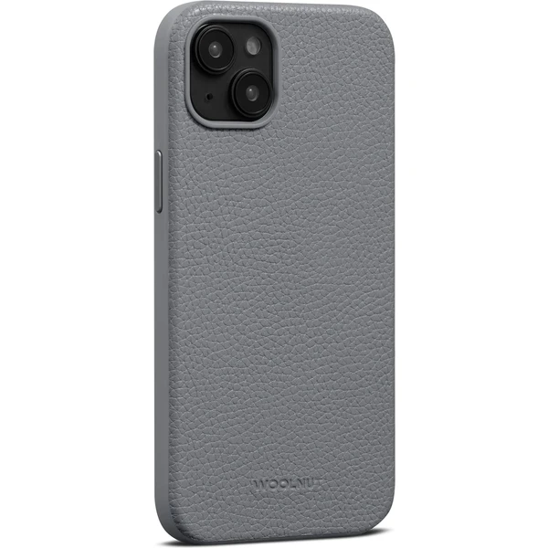Woolnut MagSafe kožený kryt pre iPhone 15 Plus sivý - Puzdra - Obrázok MU00000L01