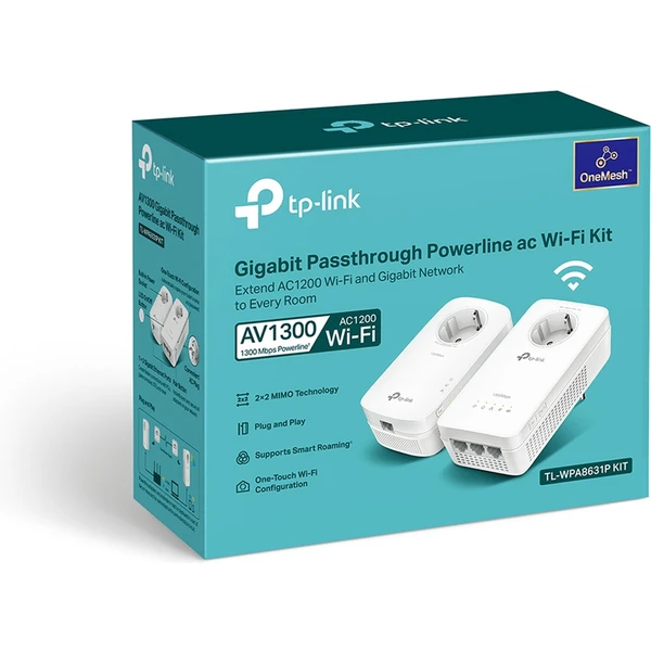 Sada TP-Link TL-WPA8631PKIT powerline + WiFi - Powerline - Obrázok MUMFF00101