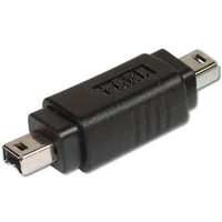 PremiumCord FireWire 4pin/FireWire 4pin redukcia čierna - Káble a redukcie