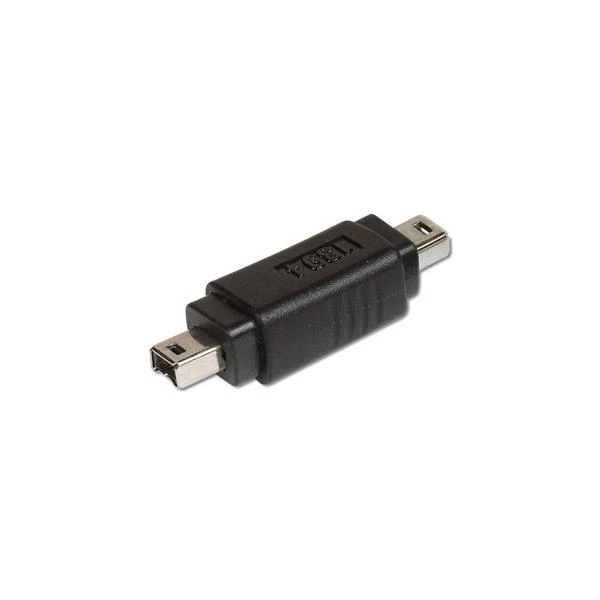 PremiumCord FireWire 4pin/FireWire 4pin redukcia čierna - Káble a redukcie - Hlavný obrázok