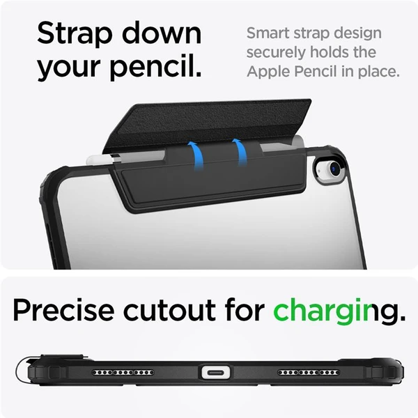 Spigen Ultra Hybrid Pro púzdro iPad Air 10.9" (22/20), Air 11" (24/25/26) čierne - Puzdra - Obrázok MVC5000L01