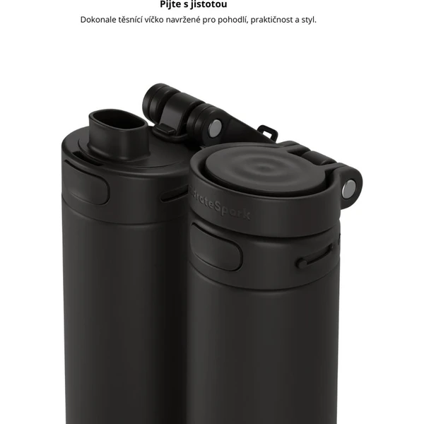 HidrateSpark PRO 2 múdra fľaša, 950 ml čierna - Inteligentné fľaše - Obrázok MW2H000K01