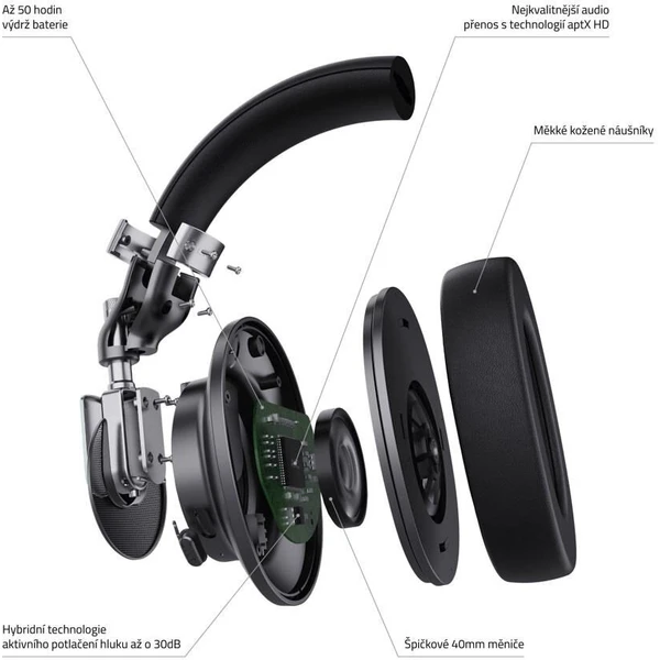 LAMAX HighComfort ANC - Slúchadlá - Obrázok MWJ7100501
