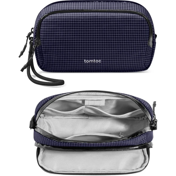 tomtoc Light T12 PRO púzdro na príslušenstvo M tmavo modré - Organizéry - Obrázok MXCG000K01