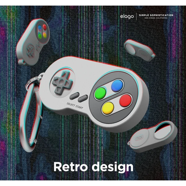ELAGO W5 GamePad puzdro pre Apple AirTag šedé - Puzdra - Obrázok MXEM100501