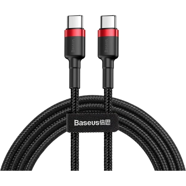 Baseus Cafule USB-C/USB-C napájací kábel 60W 1m červený/čierny - Káble a redukcie - Hlavný obrázok