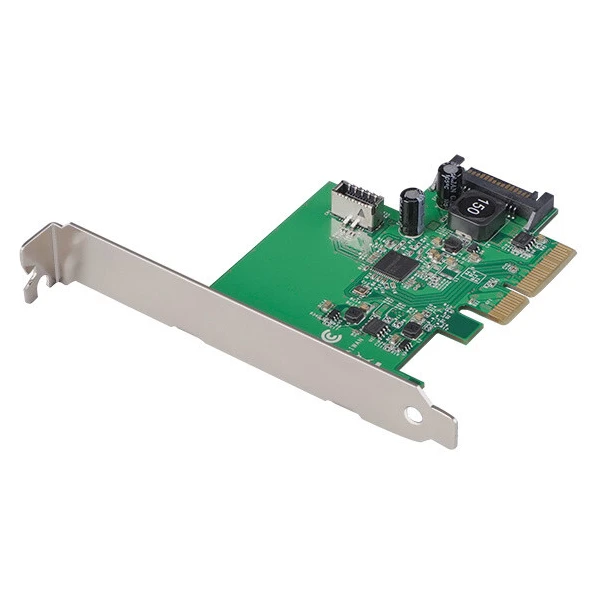 Akasa USB 3.2 HOST card, 10Gbps USB 3.2 Gen 2, Interné, 20-pin, PCIe - Radiče - Hlavný obrázok