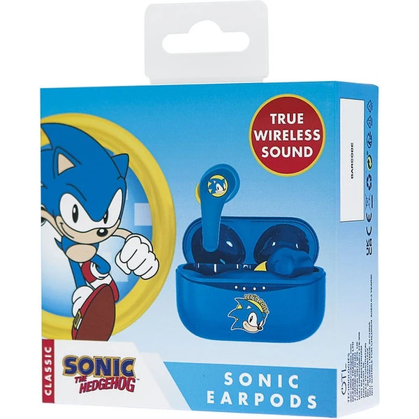 OTL bezdrôtové slúchadlá TWS s motívom SEGA Sonic - Slúchadlá - Obrázok MZHB300401