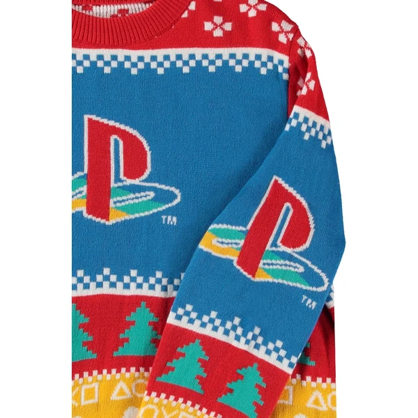 Vianočný sveter PlayStation - Logo 2XL - Mikiny a svetre - Obrázok MZJI000K01