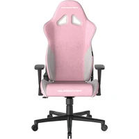 DXRacer GLADIATOR látková herná stolička ružovo-biela - Stoličky