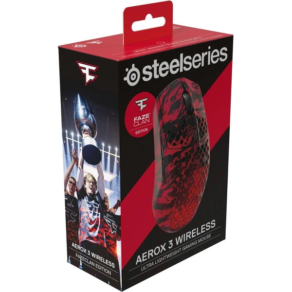 SteelSeries Aerox 3 Wireless Faze Clan Edition (2022) bezdrôtová herná myš - Myši - Obrázok N05J000K01