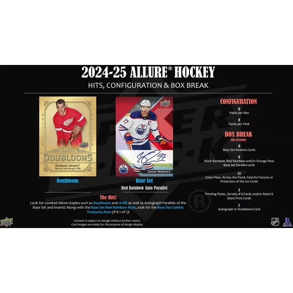 Hokejové karty 2024-25 Upper Deck Allure Hockey Hobby Box - Hokejové karty - Obrázok N08E000L01