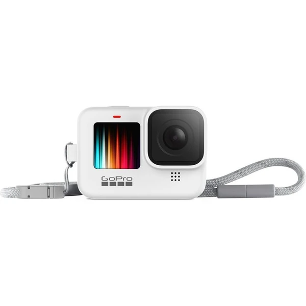 GoPro silikónové púzdro + šnúrka, biele - Puzdra - Hlavný obrázok