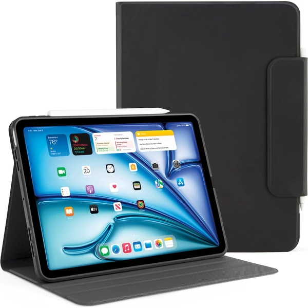 Pipetto Origami No5 Rotating Folio puzdro iPad Air 11" (2026/2025/2024) čierne - Puzdra - Hlavný obrázok