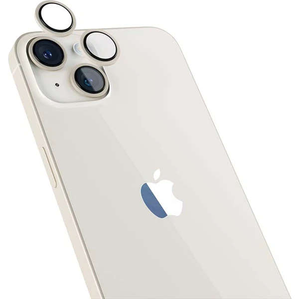 EPICO ochranné sklíčka na šošovky kamery Apple iPhone 14 / 14 Plus hviezdne biela - Ochranné fólie a sklo - Hlavný obrázok