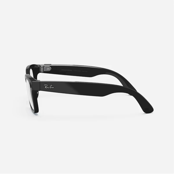 Ray-Ban: Meta Wayfarer štandardné chytré okuliare lesklé čierne - VR Headsety - Obrázok N17B000K01