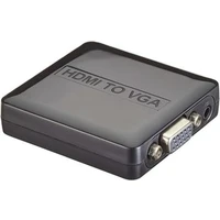 PremiumCord HDMI -> VGA +3,5mm elektronická redukcia čierna - Káble a redukcie