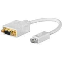PremiumCord Mini DVI/VGA redukcia biela - Káble a redukcie