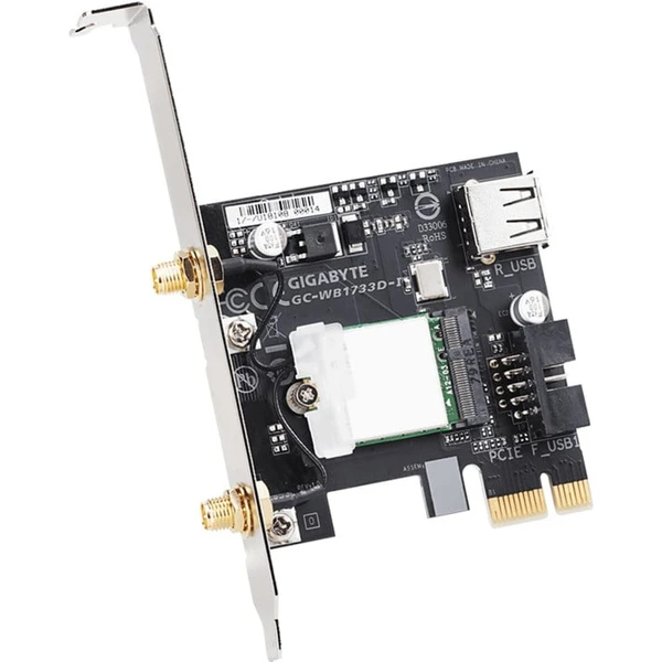 GIGABYTE PCI-E Wi-Fi 5 rozširujúca karta - Sieťové karty - Obrázok N1C5000K01
