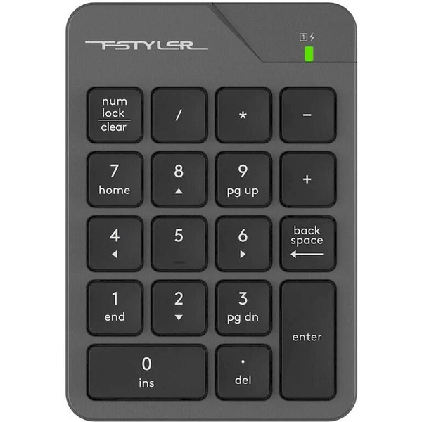 A4tech FGK21C Fstyler numerická klávesnica sivá - Klávesnice - Hlavný obrázok