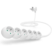 CONNECT IT predlžovací kábel 230V 6 zásuviek bez vypínača 2m biely - Zásuvky