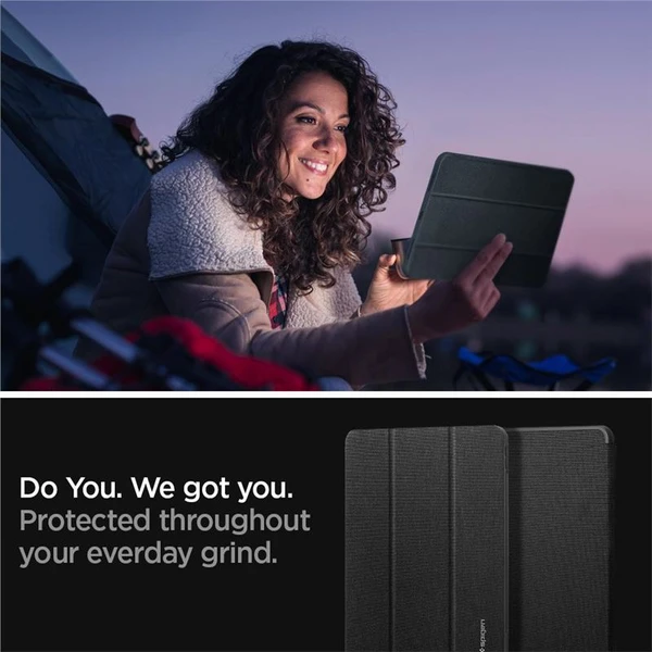 Spigen Urban Fit Apple iPad Pro 11" (22/21/20/18) čierne - Puzdra - Obrázok N1E5000O01
