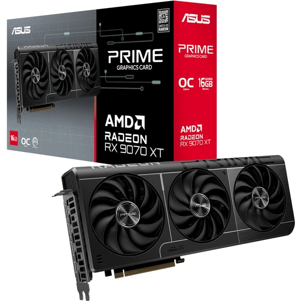 ASUS PRIME AMD Radeon RX 9070 XT OC 16GB - Grafické karty - Obrázok N1LE000L01