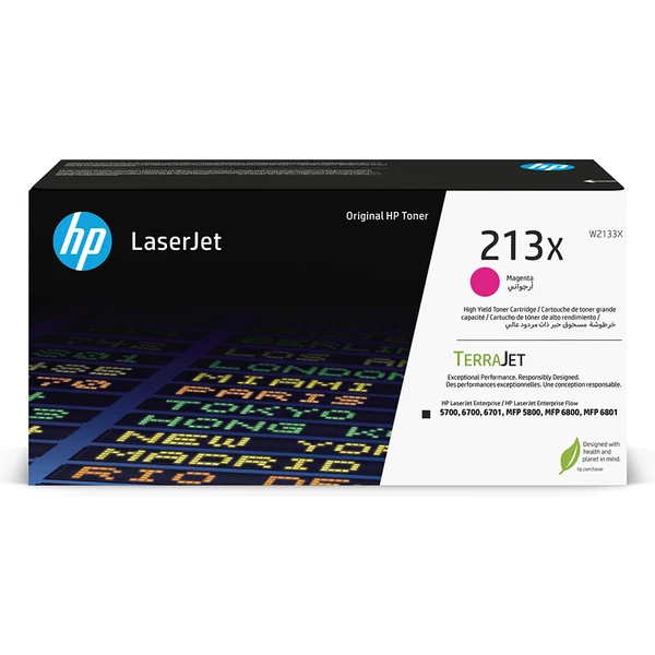 HP W2133X č. 213X Purpurová Originálne - Tonery - Hlavný obrázok
