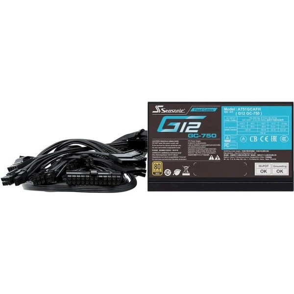 Seasonic G12-GC - 750W - Zdroje - Obrázok N1UB000P01