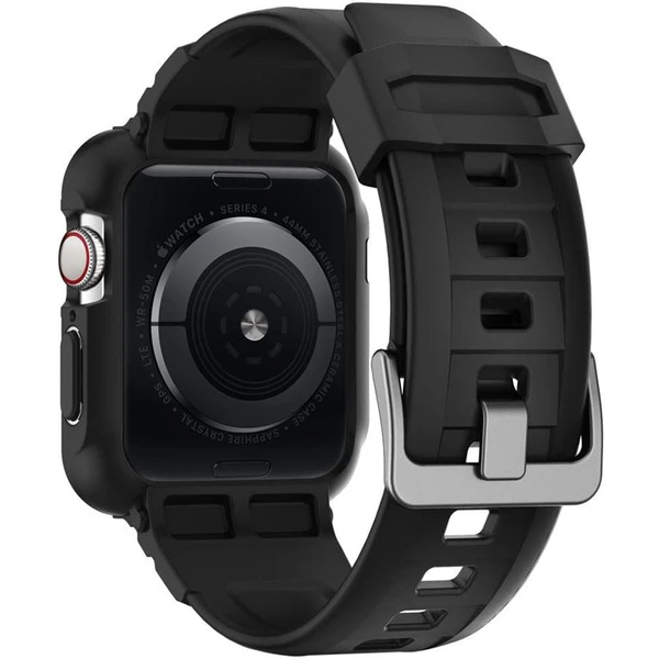 Spigen Rugged Armor Pro remienok s puzdrom Apple Watch 45/44mm čierny - Remienky - Obrázok N2A1100501