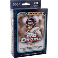 Topps 2024 NFL Chrome Football Hanger Box - Futbalové karty
