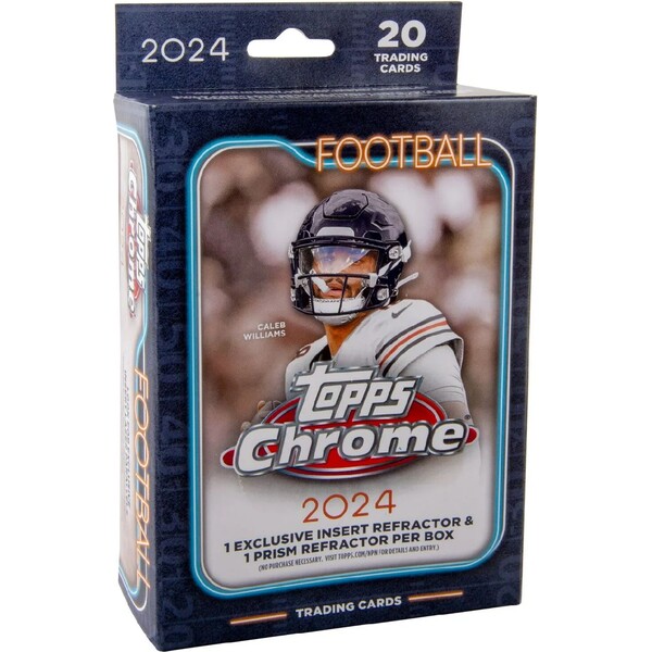 E-shop Topps 2024 NFL Chrome Football Hanger Box