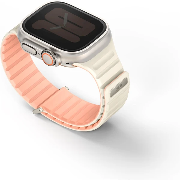 UNIQ Revix Evo obojstranný remienok Apple Watch 49/46/45/44/42mm (ružový/krémový) - Remienky - Obrázok N2O5000O01