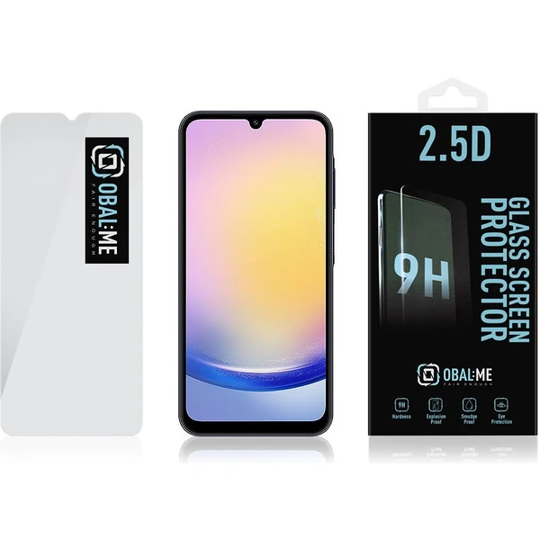 Obal:Me 2.5D Tvrdené sklo Samsung Galaxy A25 5G číre - Ochranné fólie a sklo - Obrázok N2U0000K01