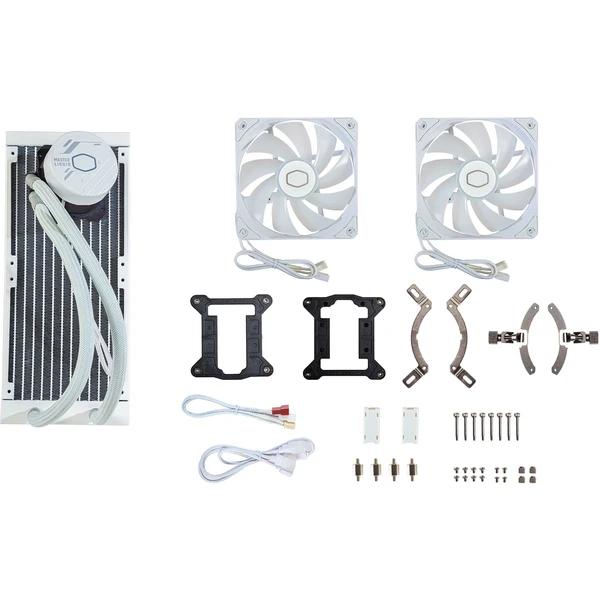 Cooler Master MasterLiquid ML240L Core White, biely - Chladiče - Obrázok N302000K01