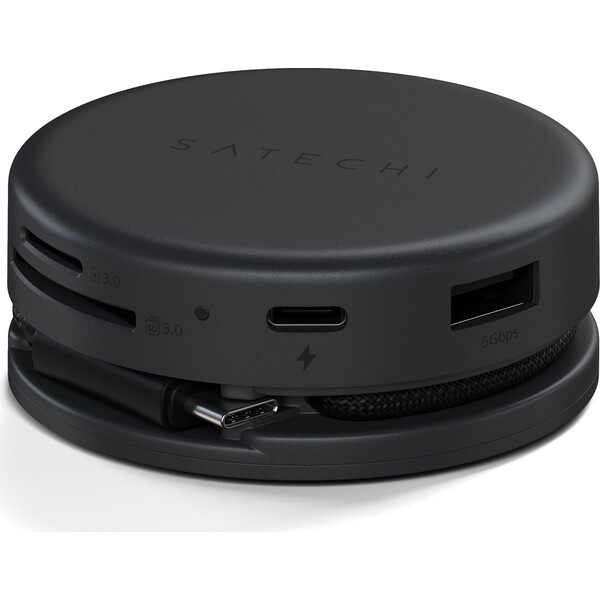E-shop Satechi OntheGo 7v1 USB Hub čierny