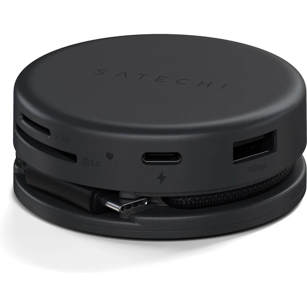 Satechi OntheGo 7v1 USB multiportový Hub čierny - USB huby - Obrázok N30N000K01
