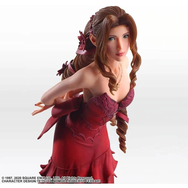 Soška Statické Arts Gallery Final Fantasy VII Remake - Aerith Gainsborough (Dress Ver.) 24 cm - Sochy a sošky - Obrázok N352000O01