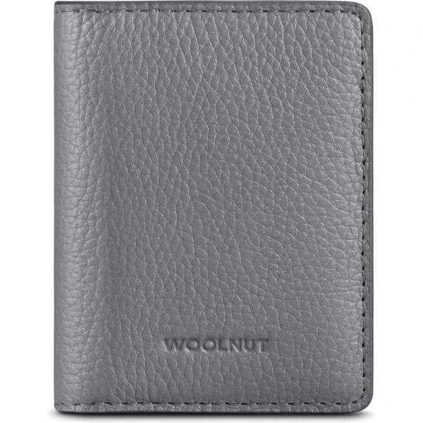 Woolnut kožená peňaženka sivá - Peňaženky - Obrázok N39D000K01