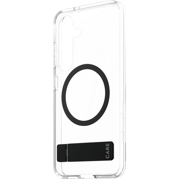 PanzerGlass® CARE kryt Samsung Galaxy S25 číry/čierny Kickstand & QI - Puzdra - Obrázok N3FC000J01