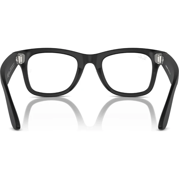 Meta RAY-BAN Wayfarer Gen1 (Štandardné) inteligentné matné okuliare (stmavovanie - číre/zelené) čier - AR okuliare - Obrázok N3ZR000K01