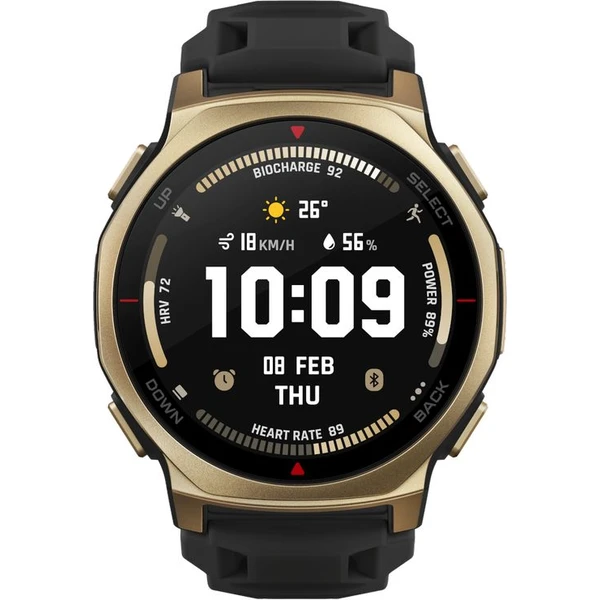 Amazfit T-Rex 3 Pro 44mm šikovné hodinky čierne/zlaté - Inteligentné hodinky - Obrázok N48K000K01