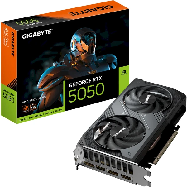 GIGABYTE NVIDIA GeForce RTX 5050 WINDFORCE OC 8G - Grafické karty - Obrázok N4BE000K01